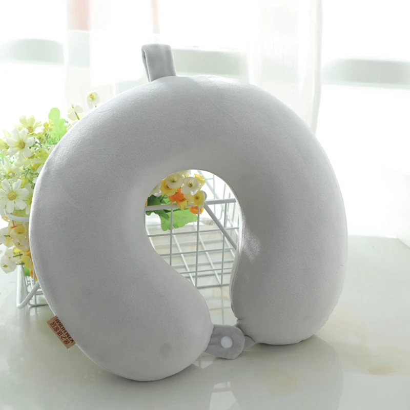 

Neck pillows Round head memory foam lunch break flight travel pillow Cartoon animal memory foam u-shaped pillow cute lady pillow