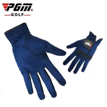 PGM мужские перчатки для гольфа с правой и левой рукой из абсорбирующей ткани из микрофибры, мягкие дышащие перчатки