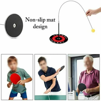 

Family Table Tennis Paddles Adult Ping Pong Indoor Games Flexible Axis