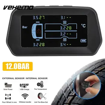 

New Tire Pressure Alarm Tire Pressure Monitoring System Truck 2020 Tire Pressure Monitoring for TPMS 12.0bar External Sensor