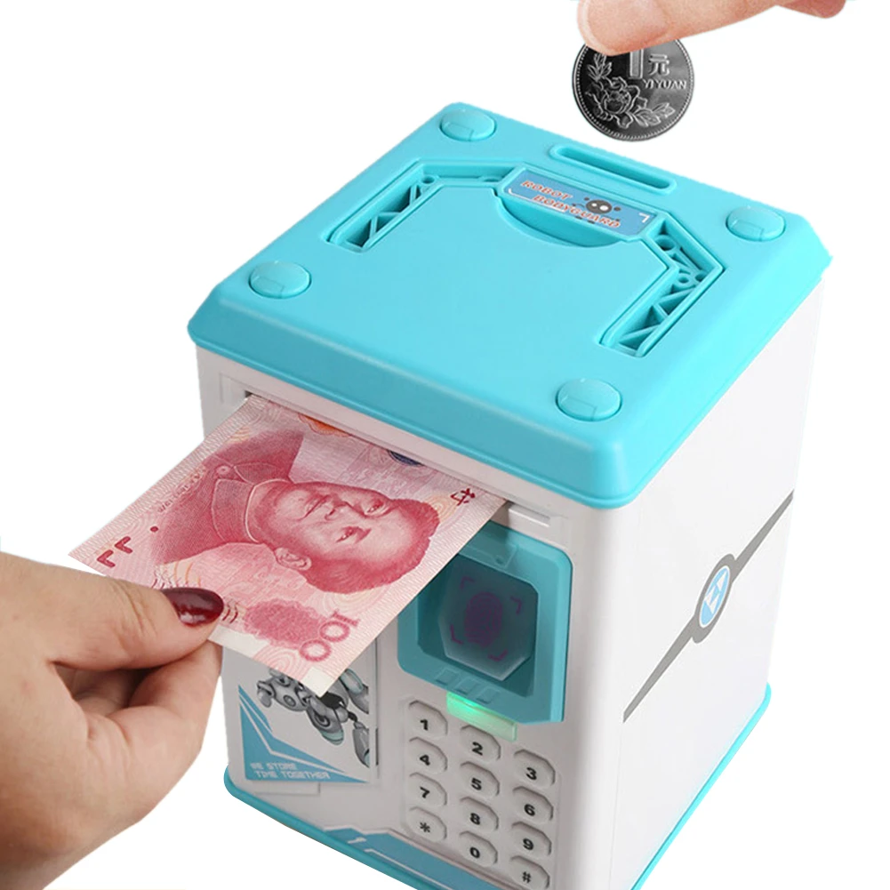 fingerprint piggy bank
