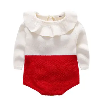 

Brand Baby Knitting Rompers Cute Overalls Newborn Baby Girls Boys Clothes Infantil Baby Girl Boy Romper Jumpsuit