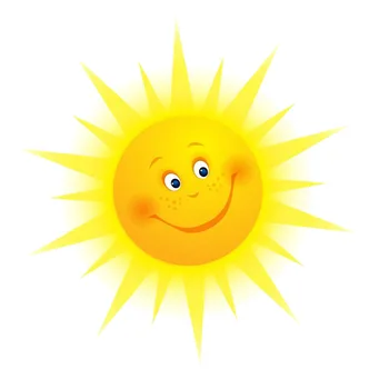 

Cute Sun Wall Sticker Creative Wallpaper Unique Wall Decal Decorative Sticker for Living Room Home Bedroom