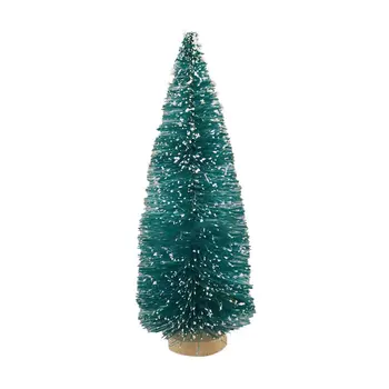 

Decorative Small Christmas Tree Sisal Silk Tower Pine Mini Christmas Tree Ornaments Desktop Decorations