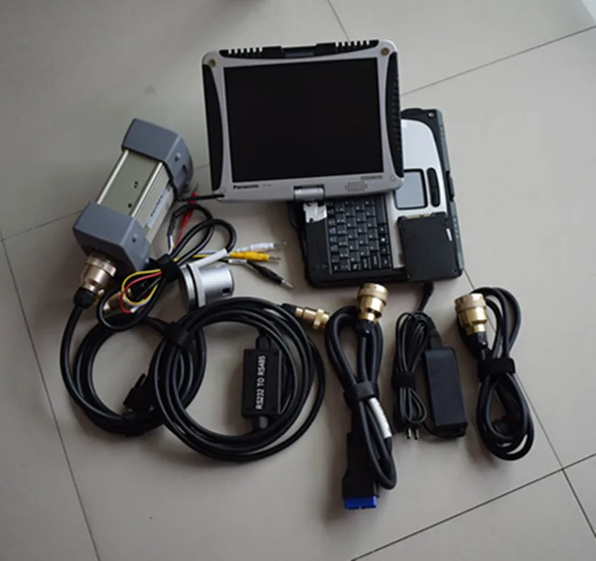 c3 and ssd cf19 MB STAR C3 мультиплексор с программным обеспечением установить Ноутбук CF-19 шт., SD Подключение C3 автомобильный диагностический инструмент готов к использованию - Цвет: c3 and ssd cf19
