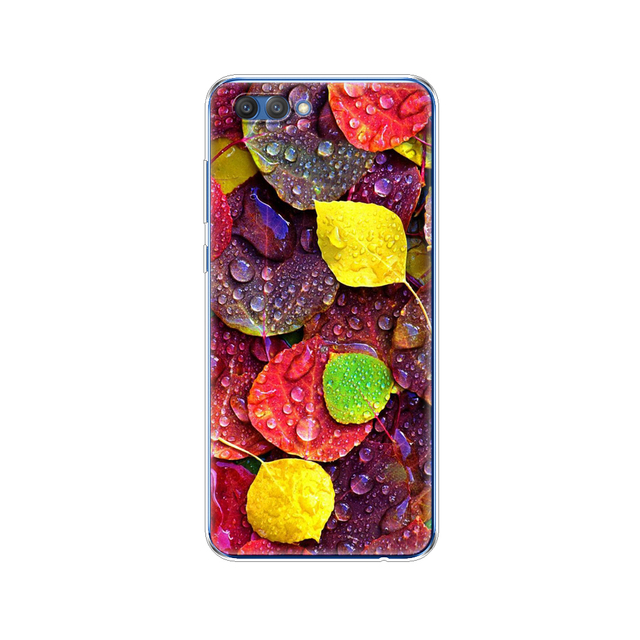 case for huawei honor V10 VIEW 10 soft tpu back phone cover for huawei honor 10 VIEW 10 Etui protective printing coque