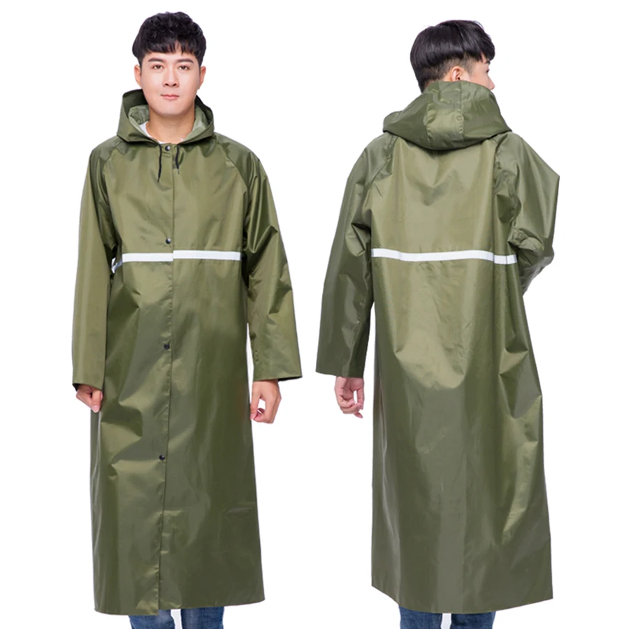 Pvc Rain Coat Ladies Long Waterproof 