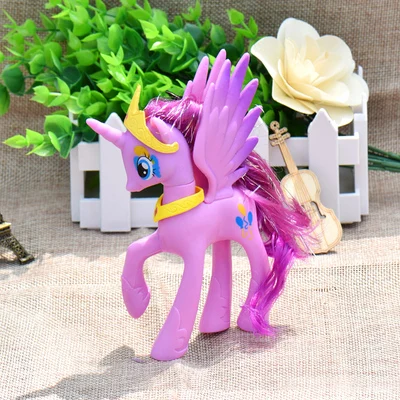 

Cute Unicorn Pinkie Pie Cartoon Figure PVC Toy 14 CM High