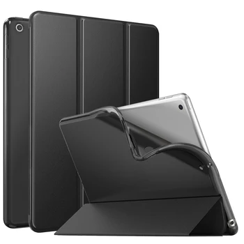 

MoKo Case For New iPad 10.2 2019 (10.2 inch) - iPad 7th Generation 2019 Case with Stand, Soft TPU Translucent Frosted Back Cover