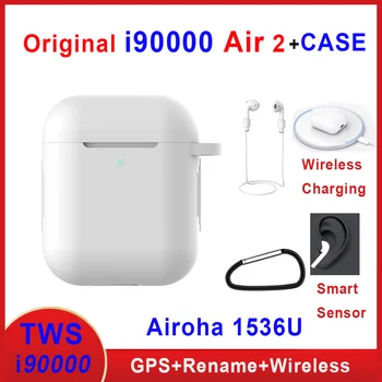 

Original i90000 Air 2 Tws Earphone Rename Wireless Bluetooth Earphones Smart Sensor PK i5000 i9000 i900000 TWS