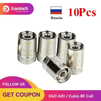 

10Pcs Joyetech EGO AIO Coil Cubis BF Coil 0.5ohm/0.6ohm /0.2ohm/1ohm/1.5ohm SS316 Coil for CUBIS/ EGO AIO/ Cuboid Mini Atomizer
