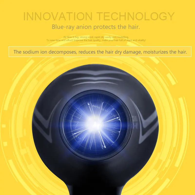 Профессиональный мощный Фен для волос быстрая установка регулировка горячего и