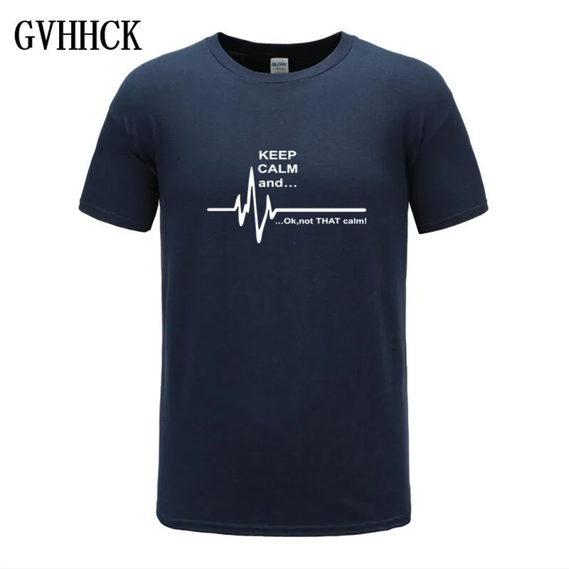 Летние 2020 с надписью Keep Calm and... не то чтобы спокойно забавные ЭКГ Heart Rate