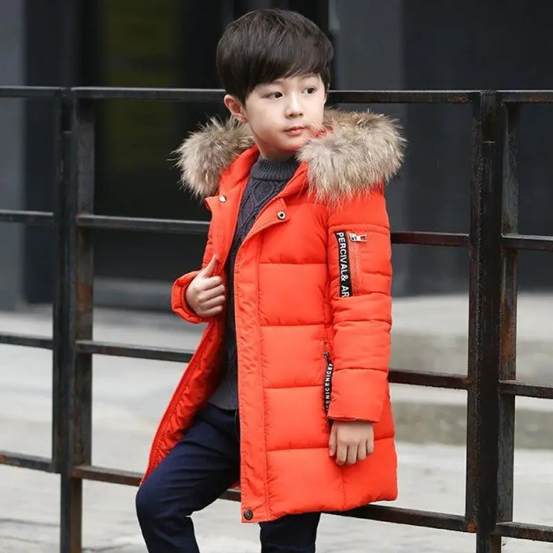 

Boy Winter Jacket New Winter Coat Children's Children's Cotton Suit Long Thick Cotton Boys Coats Winter 14 Boys Coats Winter