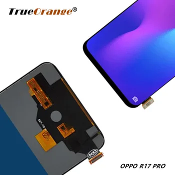 

For Oppo R17 Pro LCD 6.4"Original Display Touch Screen Digitizer Assembly With Frame Screen Replacement Repair Parts Accessories