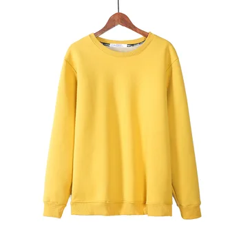 

LXS22 2020 Spring and autumn new round neck loose hoodless versatile fashion sweatshirt