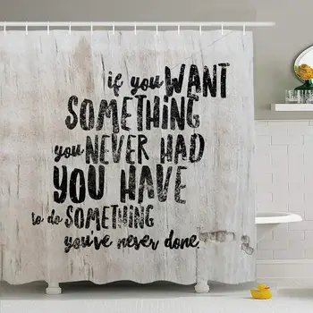 

Shower Curtain Set with Hooks 72x72 Day Inspirational Quote Wise Strong Best Motivational Quotes Nice Sayings Philosophical