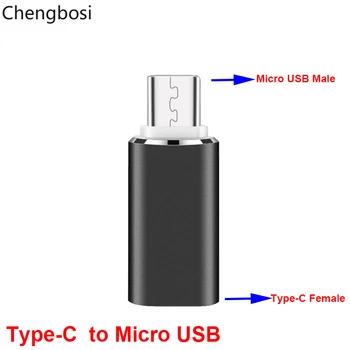 

Type-C Female Connector to Micro USB 2.0 Male USB 3.1 Converter Data Adapter High Speed Android Certified Cell Phone Accessories