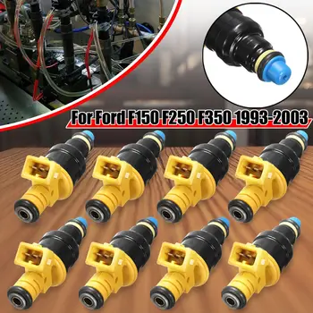 

#0280150943 0280150718 4/8 pcs New Fuel Injectors Yellow For for Ford F150 F250 F350 1993 1994 1995 1996 1997 1998 1999-2003 V8