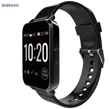 

SHIRAJO Smart Watch Heart Rate Smart Wristband Sports Watches Smart Band Waterproof Smartwatch for Android iOS Dropshipping