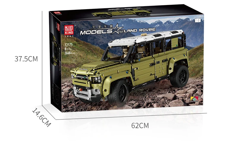 Внедорожный автомобиль Technic серии Land Car Rover Модель Строительные блоки совместимы