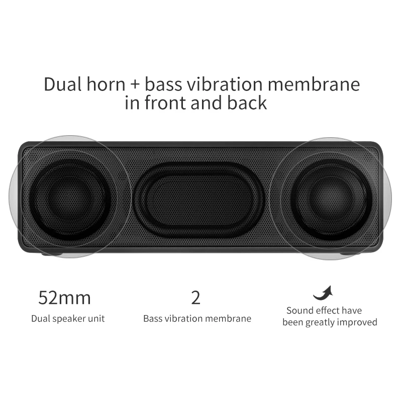 Bluetooth Колонка NBY 5520 с глубокими басами 10 Вт микрофоном|Портативные колонки| |