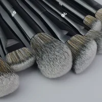 1 piece Precision Powder Makeup Brushes Black #59 Setting Make up Brush Blush Bronzer Round head Face cosmetic tools soft 2