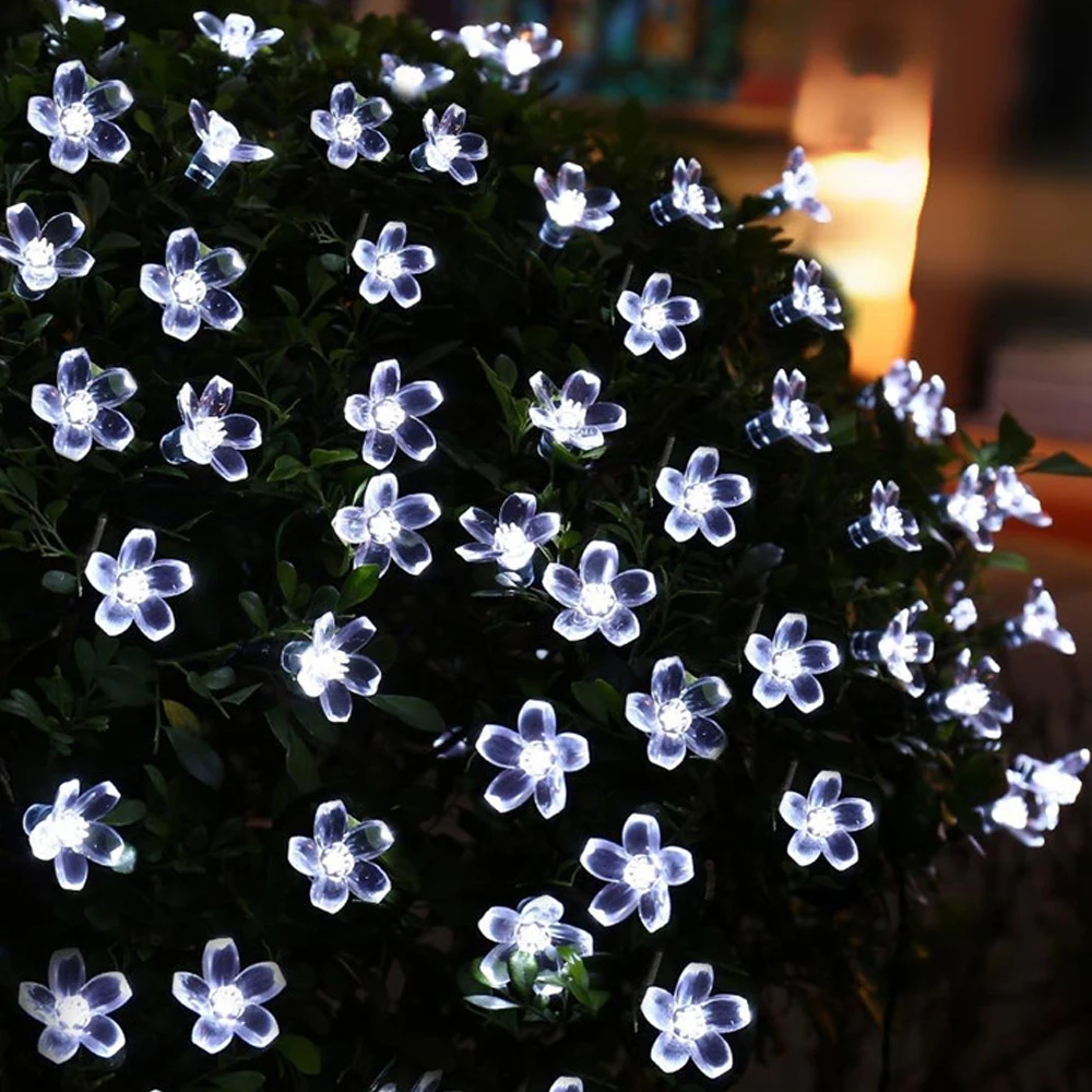 7M50 Led Solar String Light For Garden Decoration Home Party Flower Led Fairy Light Solar Lamp Outdoor Waterproof Lamp 15