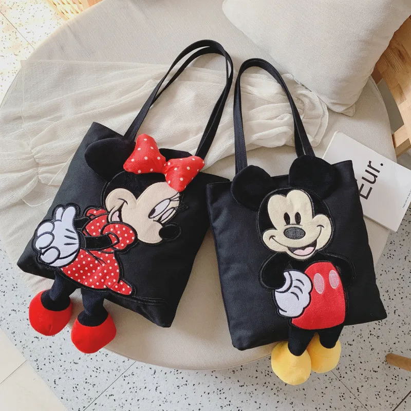 Сумка на плечо Disney с Минни Микки Маус для женщин Новая мягкая вместительная