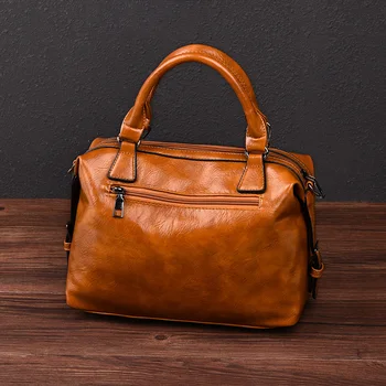

Best selling hand satchel daily vintage women wild leather messenger bag trend designer casual shoulder lady bag for women