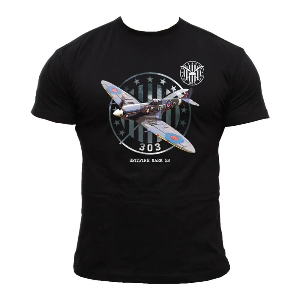 

World War Ii Spitfire Mark 5B Plane Plane Series Men'S T-Shirt Unisex Tees