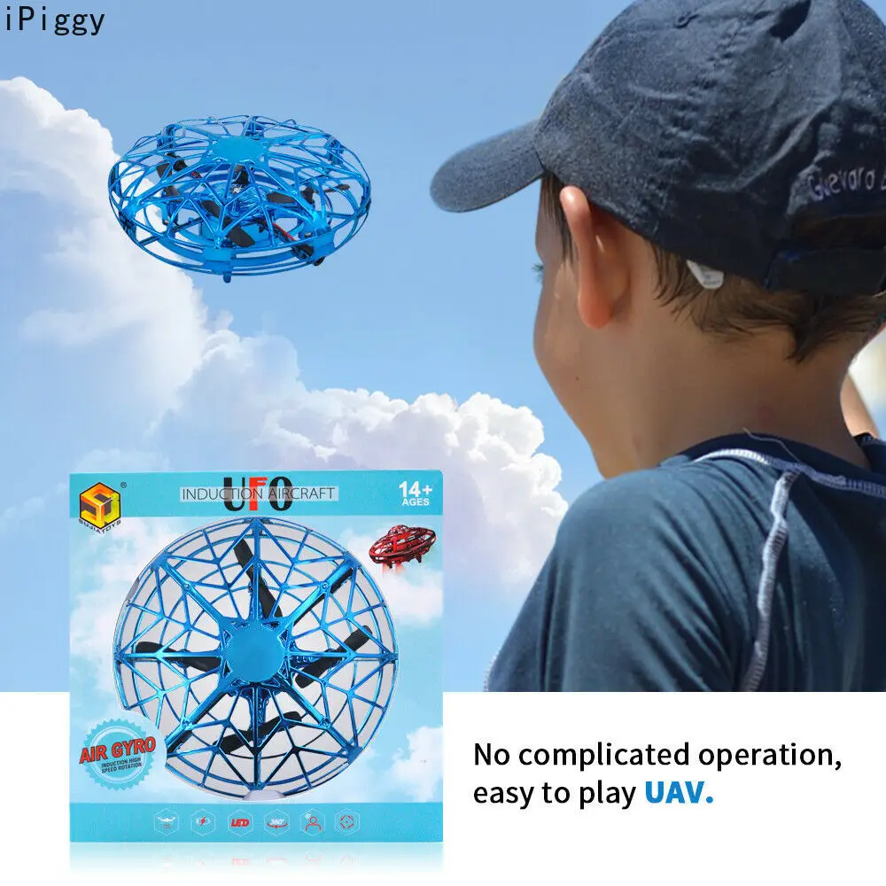 Mini Drone UFO Hand Operated RC Helicopter Quadrocopter Dron Infrared Induction Aircraft Flying Ball Toys For Kids Mini Drone UFO Hand Operated RC Helicopter Quadrocopter Dron Infrared Induction Aircraft Flying Ball Toys For Kids