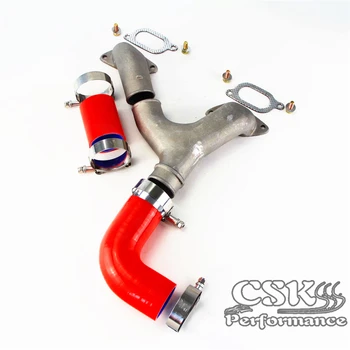 

RED ALUMINUM TOP MOUNT INTERCOOLER Y-PIPE kit FIT FOR 02-07 SU*BARU IMPREZA WRX/STI GD/GG
