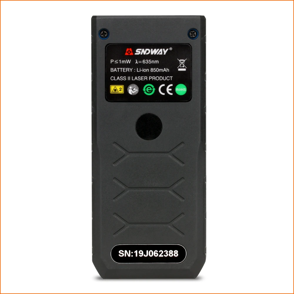 SNDWAY Laser Rangefinder Hunting Rangefinder Digital Mini Range finder Laser Tape Distance Ruler Sensor 5om 70m Distance Meter