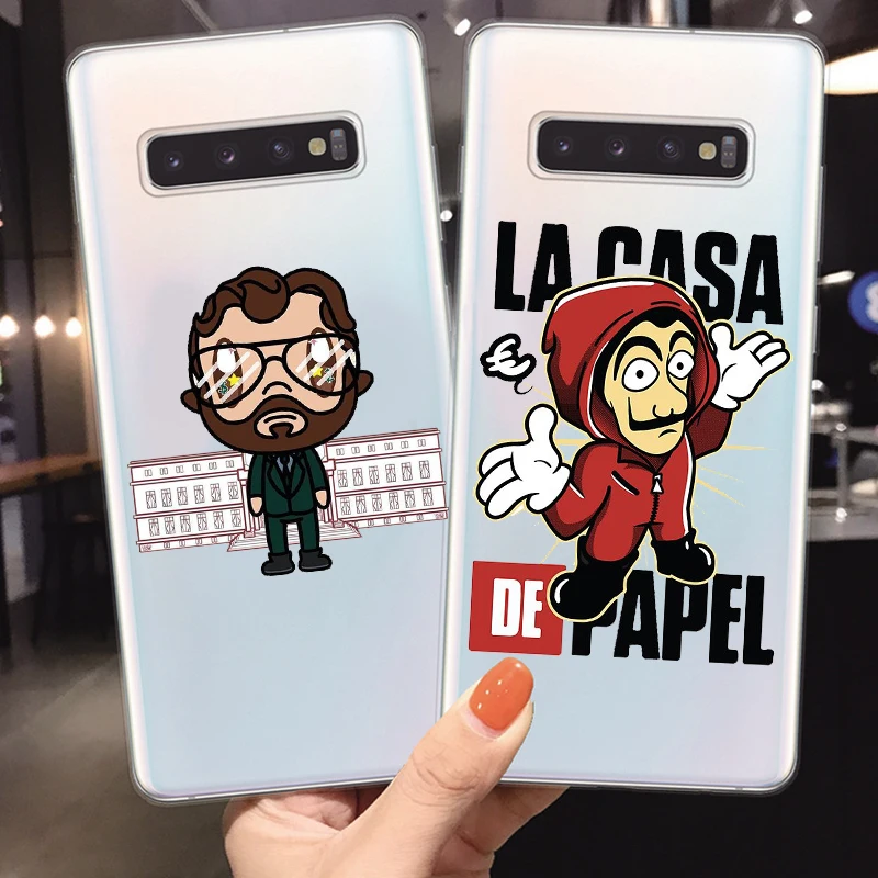 La Casa De Papel Money Heist Phone Case Cover Shell For SamsunS7 S8 S9 S10PIUS NOTE8 9 10PIUS J5 J7 2016 S7EDGE | Мобильные телефоны