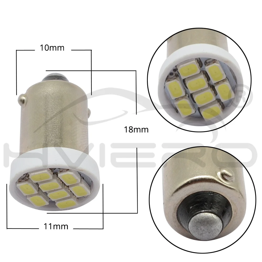 T11 Ba9s авто Led 1206 8smd белые лампы для чтения T4w гирлянда купол дверной светильник