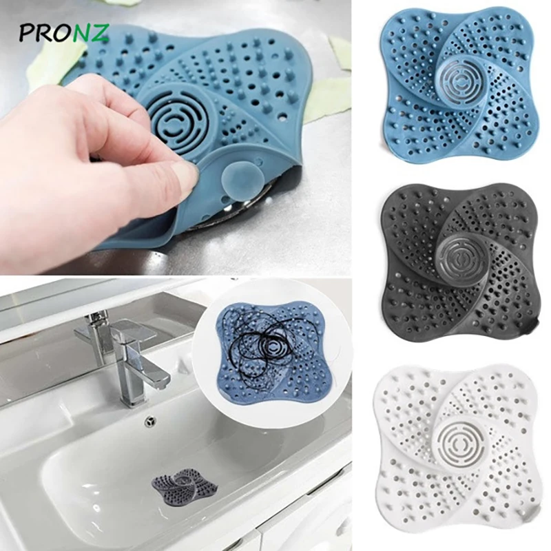 Filter Antiblocking Hair Catcher Bathroom Hair Stopper Plug Shower