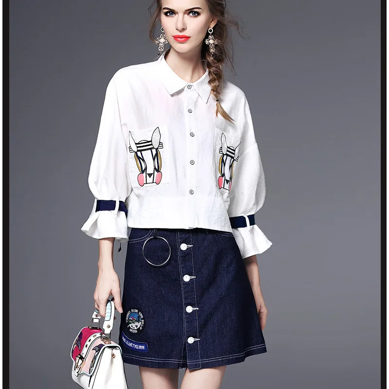 

Ozhouzhan 2019 Spring Clothing Three-quarter-length Sleeve Computer Cable Lock Women's Two-Piece Set Fashion Dress Outfit Slimmi