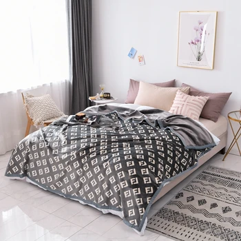 

Luxury Flannel Blanket Winter Coral Cover Hot Super Warm Soft Throw Blankets for Sofa