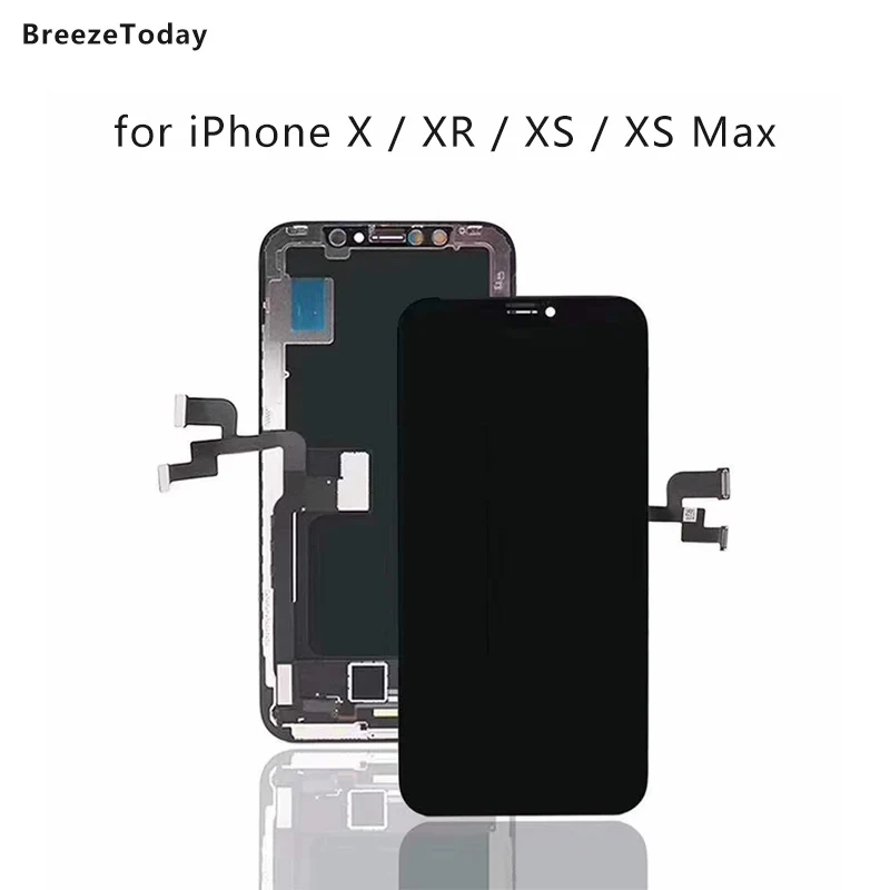 

LCD Display For iPhone XR Screen X LCD Mobile Phone LCD Screen For iPhone XS OLED LCD XS Max OLED OEM Screen Replacement