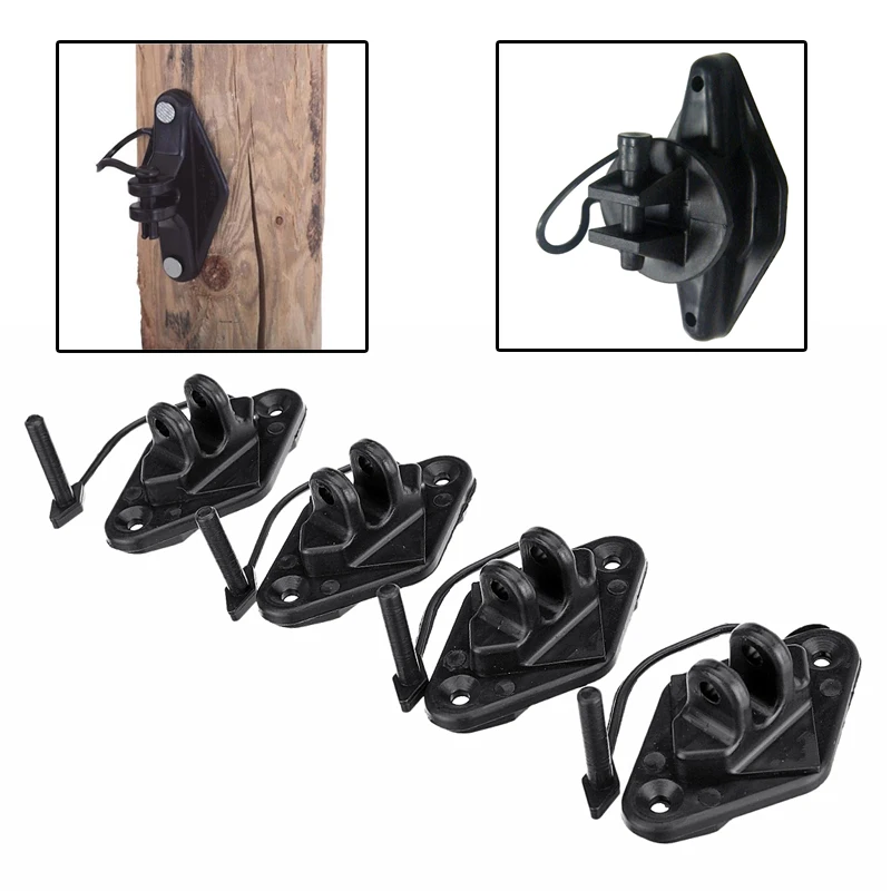 50 шт. электрические изоляторы пластиковые винтовые изоляторы фермы поле ограждения изоляторы