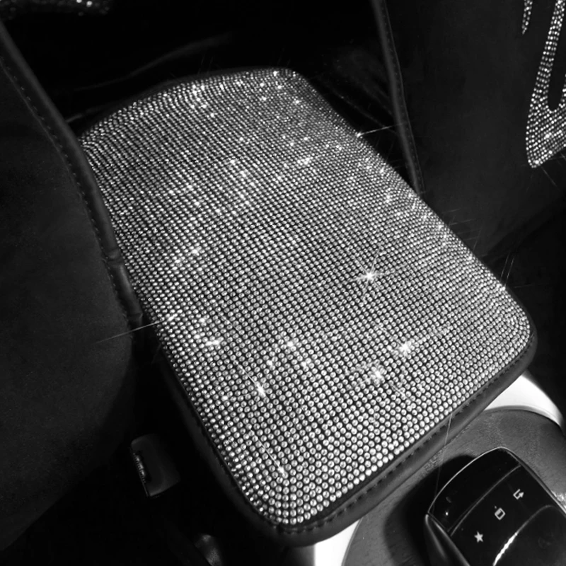 Стразы прозрачные чехлы для подлокотников автомобиля центральный приставка