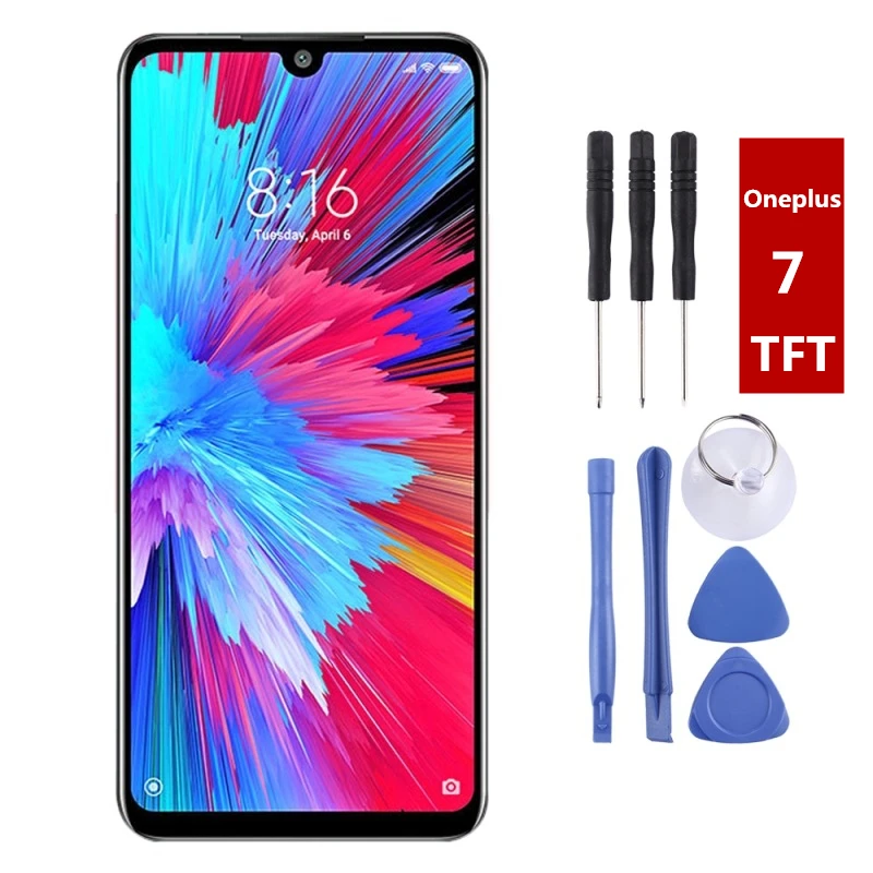 Для oneplus 7 ЖК-дисплей сенсорный экран дигитайзер для oneplus 7 1+ 7 ЖК-дисплей сборка Замена TFT 6,4" без рамки+ Инструменты