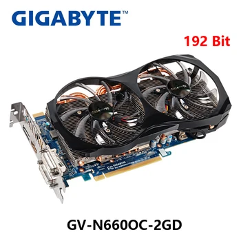 

Used Original GIGABYTE GeForce GTX 660 NVIDIA GV-N660OC-2GD 193Bit GDDR5 2GB Gaming Graphics Cards