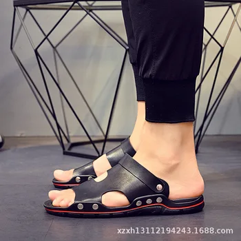 

2020 New Pu Men Sandals Summer Breathable Men Shoes Beach Sandals Man Outdoor Casual Sneakers Size 40-44 Zapatos de Hombre