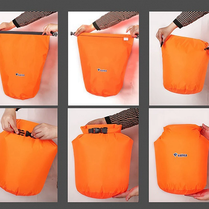 Waterproof Dry Bag Outdoor Ultralight Foldable Storage 10L 20L For Camping Hiking Kayaking Rafting Swimming