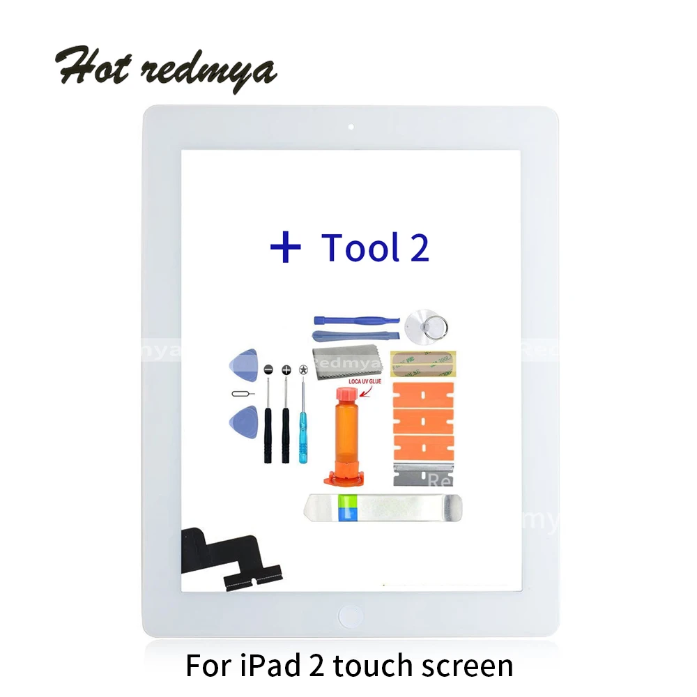 Pantalla 9," сенсорный экран дигитайзер Передняя сенсорная панель стекло для iPad 2 A1395 A1396 A1397 экран Стекло Запасная часть+ инструмент