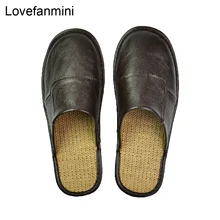 Тапочки из натуральной коровьей кожи; Домашние Нескользящие туфли для мужчин и женщин; модные повседневные тонкие туфли на мягкой подошве из пвх; сезон весна-лето; 507