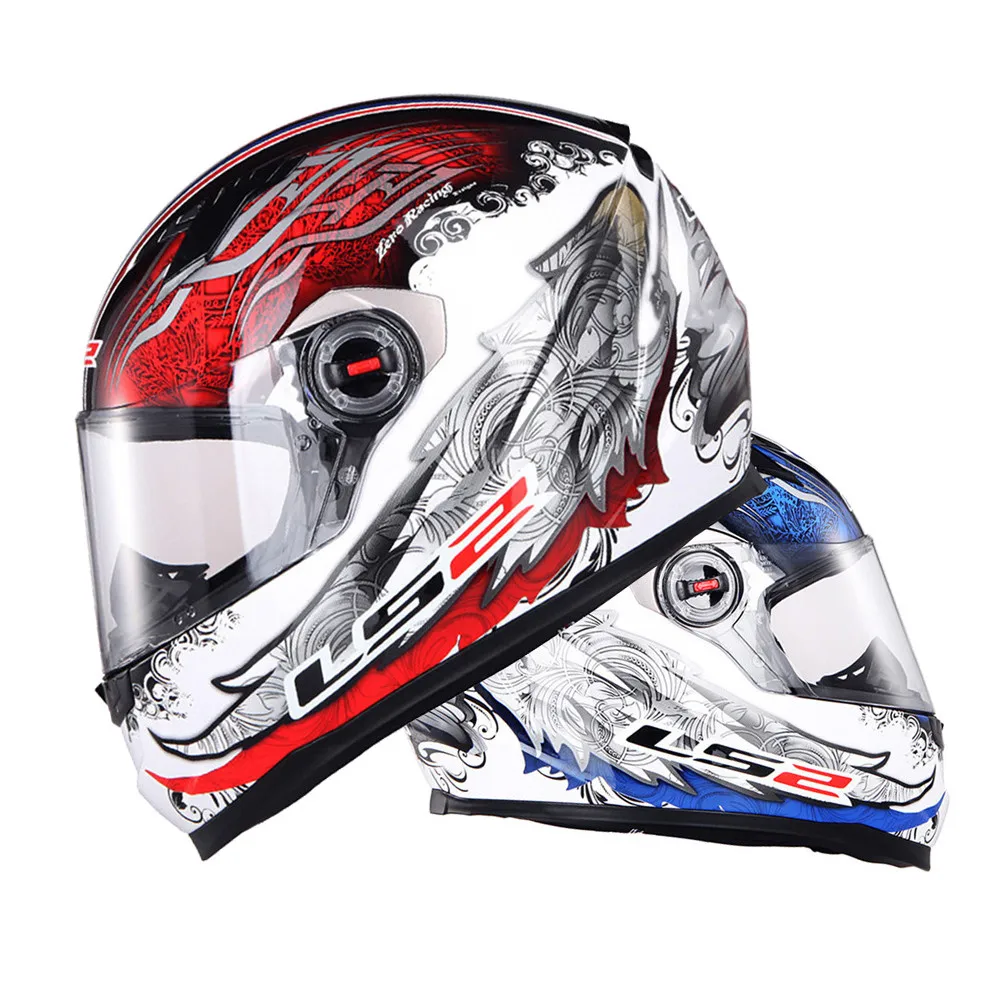 LS2 Capacetes de Motociclista мотоциклетный Полнолицевой гоночный шлем классический FF358 Casco Moto новые цвета