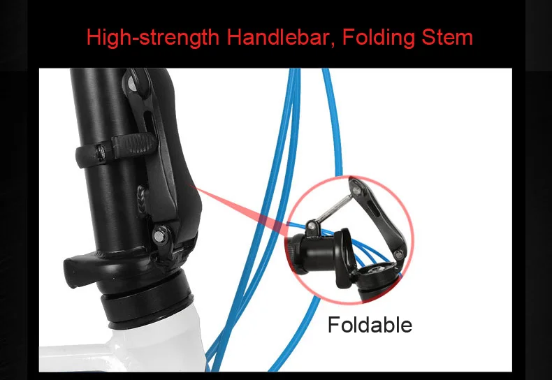 Best QF600G 20 Inches Folding Bicycle, 7 Speeds Folding Bike, Aluminium Alloy Frame, BMX, Both Disc Brakes 9